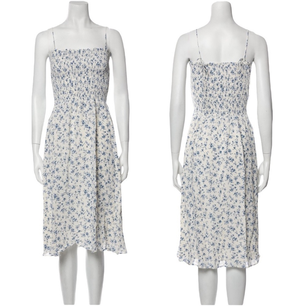 Reformation | NWT Sable Figaro Smocked Midi Dress - Size Medium